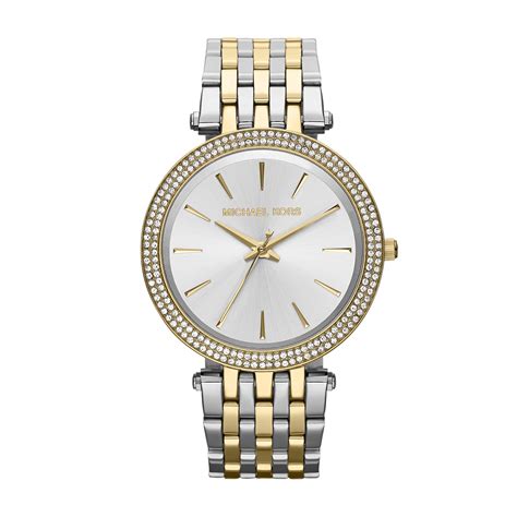 michael kors womens watch gold and silver|michael kors watches ladies gold.